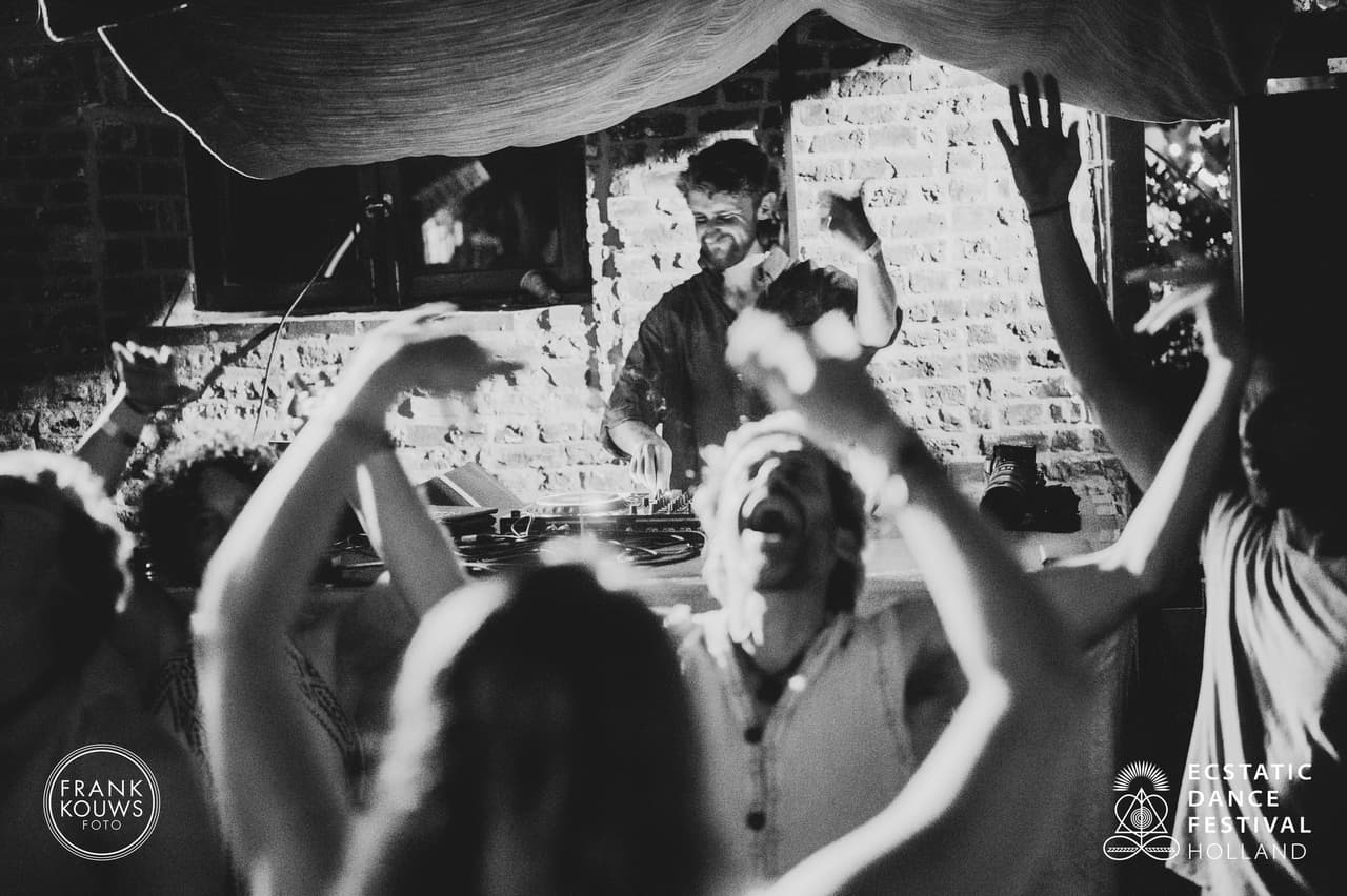 Henners DJing at Ecstatic Dance Festival Holland